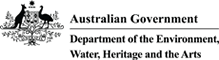 Logo: Department of the Environment, Water, Heritage and the Arts