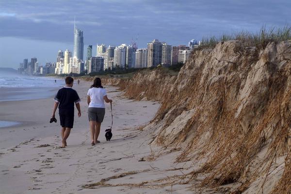 gold coast beach erosion. Erosion on the Gold Coast