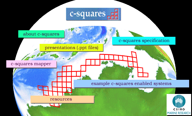 c-squares image and navigation buttons