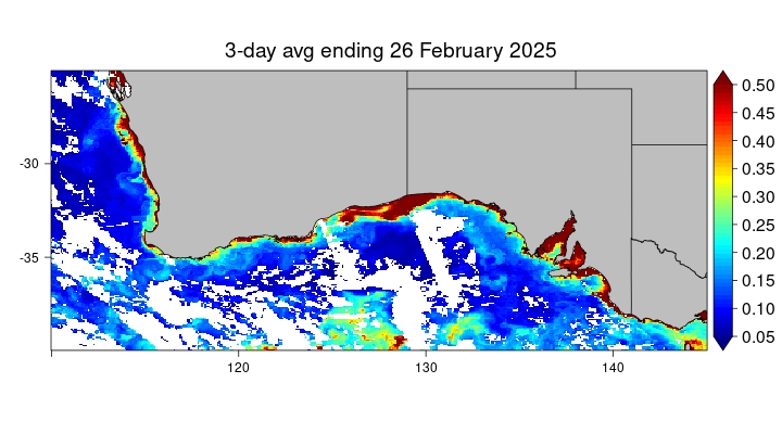 current observed chla