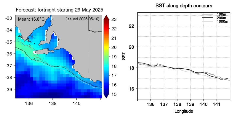 SST forecast East close-up lead2