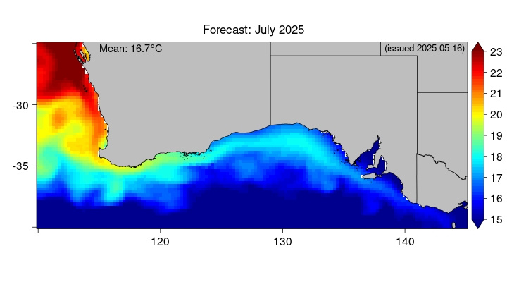 SST forecast broad lead 4