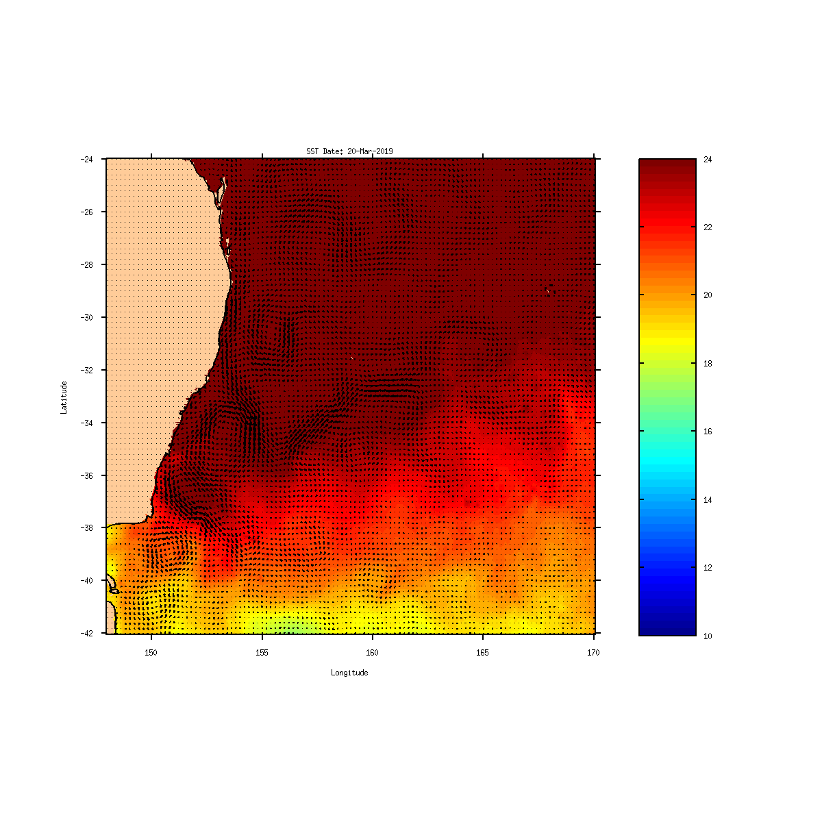 Actual SST map